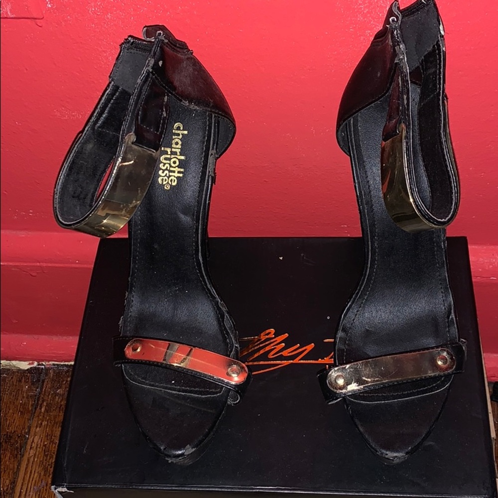 4” platform heel